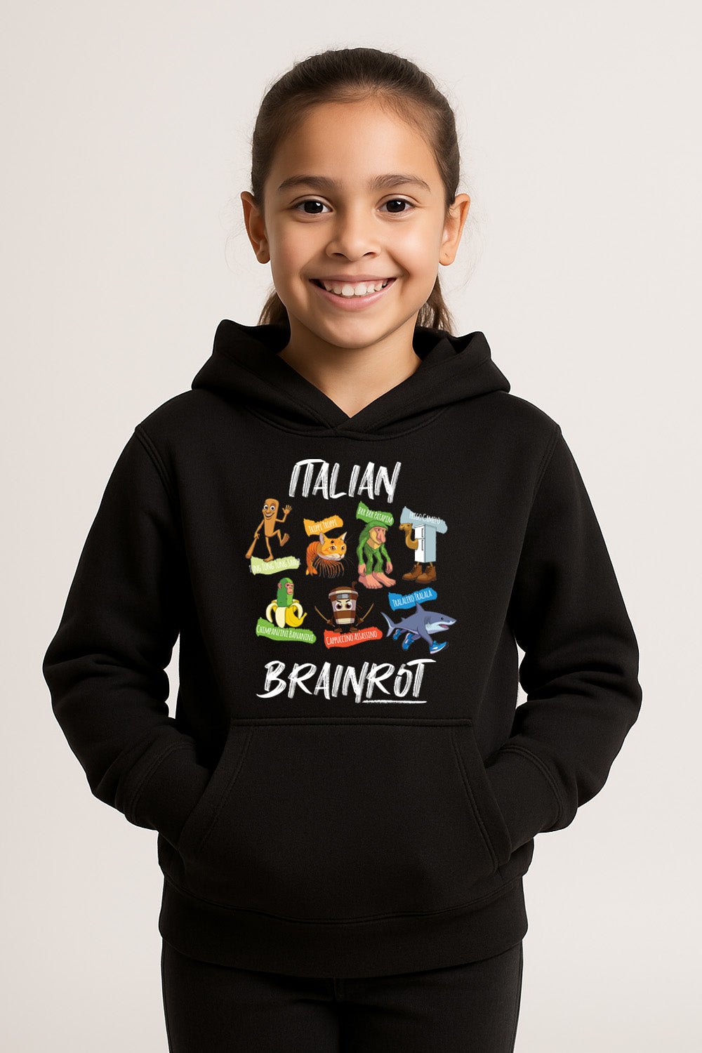 Unisex Kids Italian Brainrot Hoodie - Brand Threads