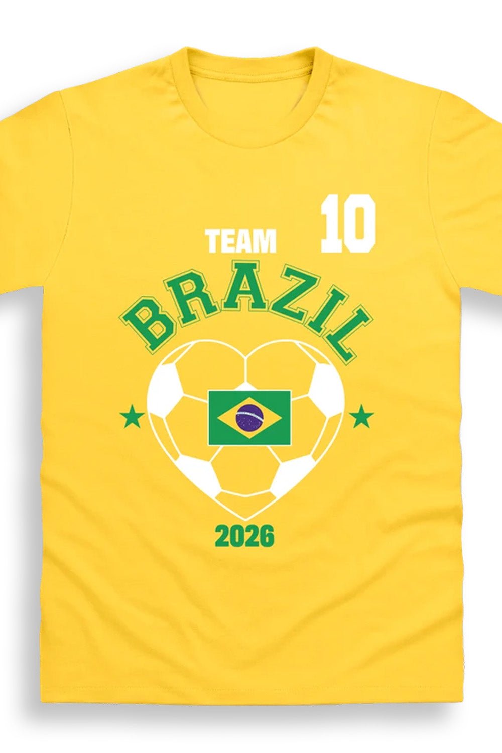 Women's Brazil Football T-Shirt - Brand Threads