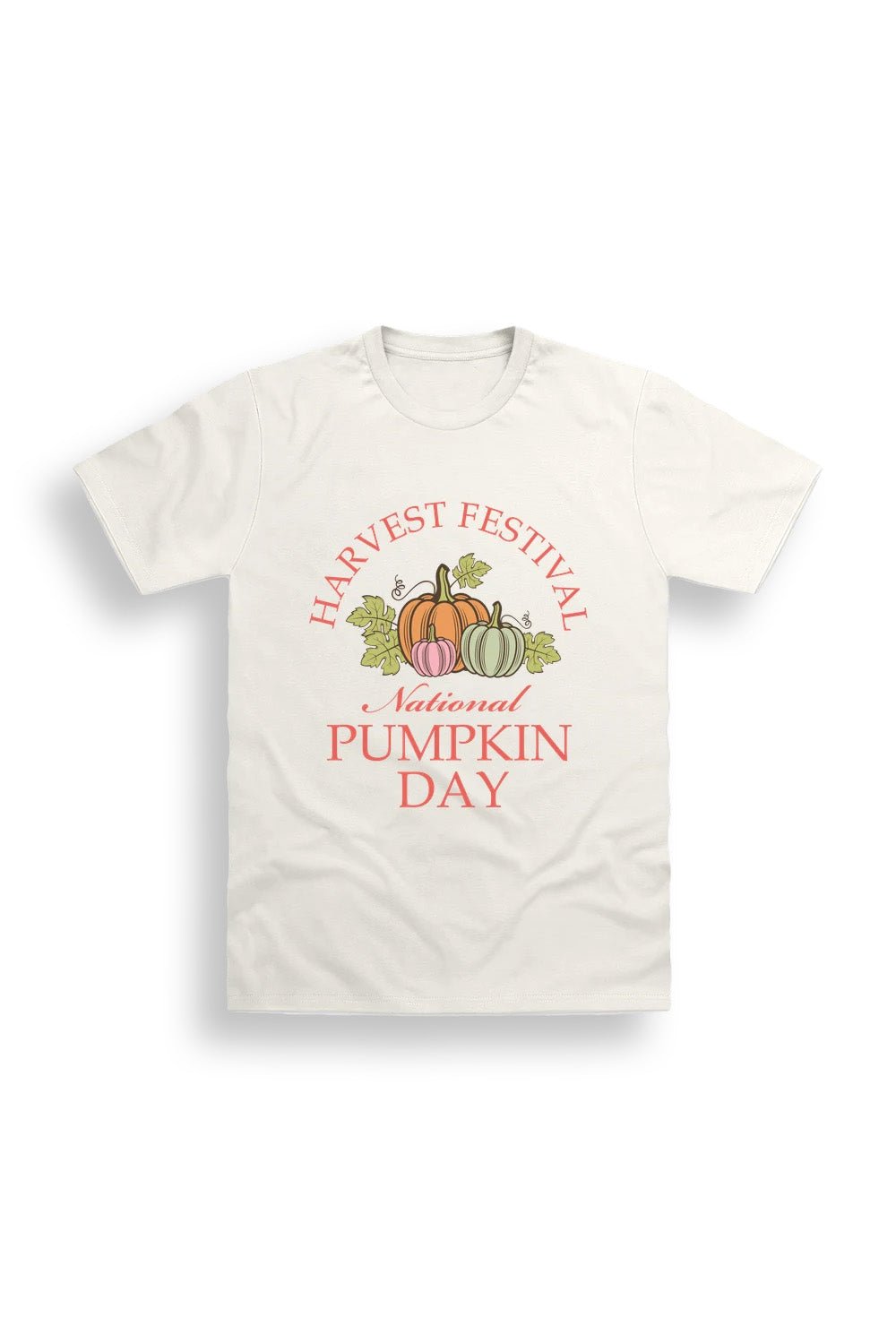 Women's Natural T-Shirt Harvest Festival National Pumpkin Day - Brand Threads