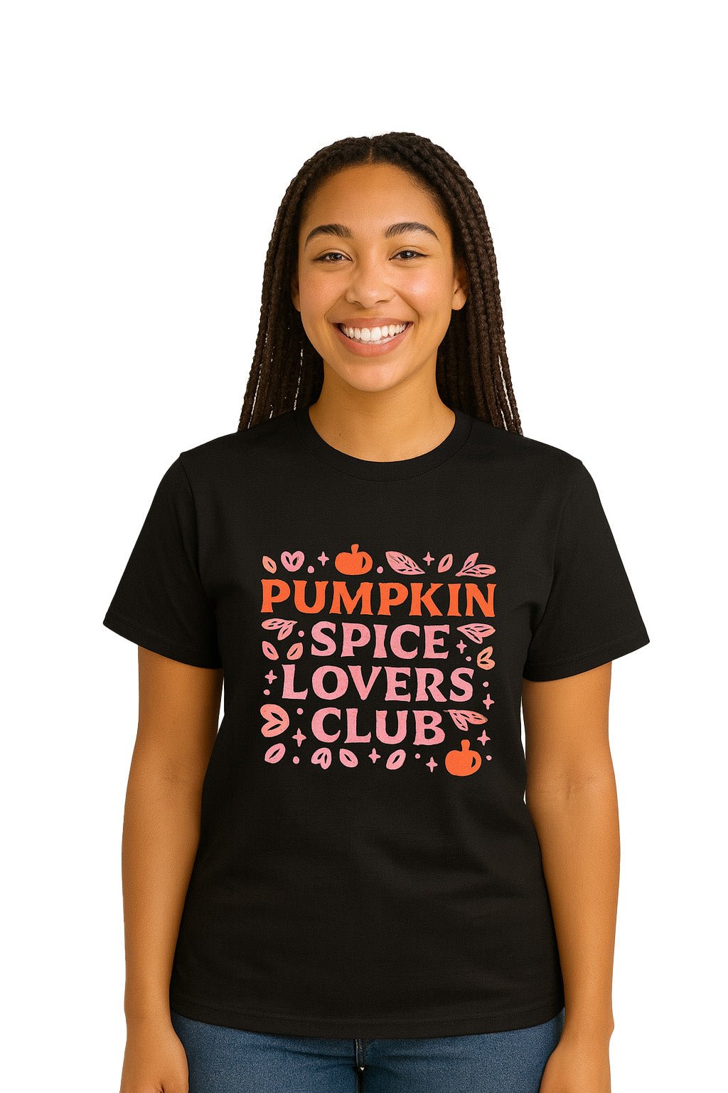 Women's Pumpkin Spice Lovers Club Black T-Shirt - Brand Threads