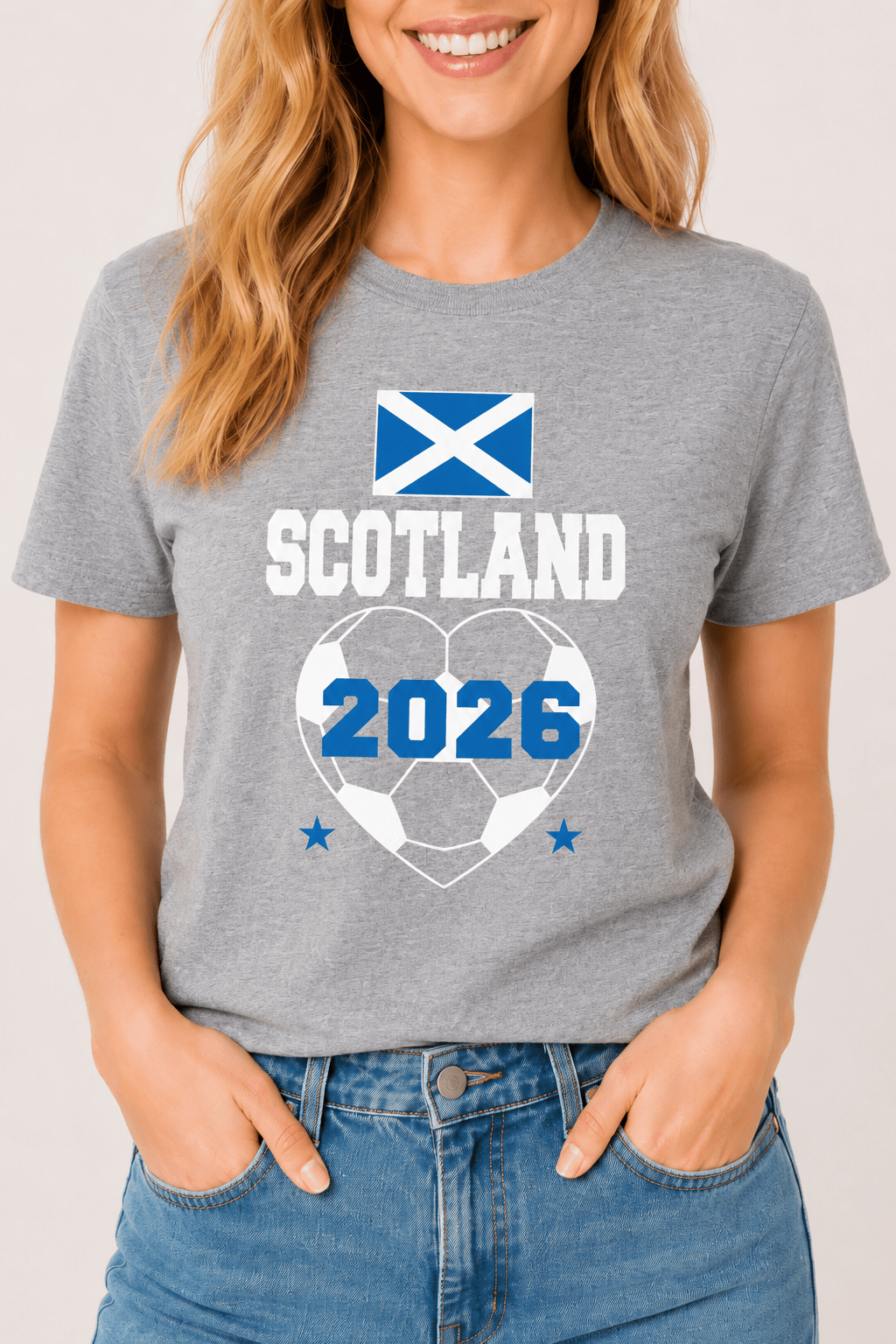 Women's Scotland Football T-Shirt - Brand Threads