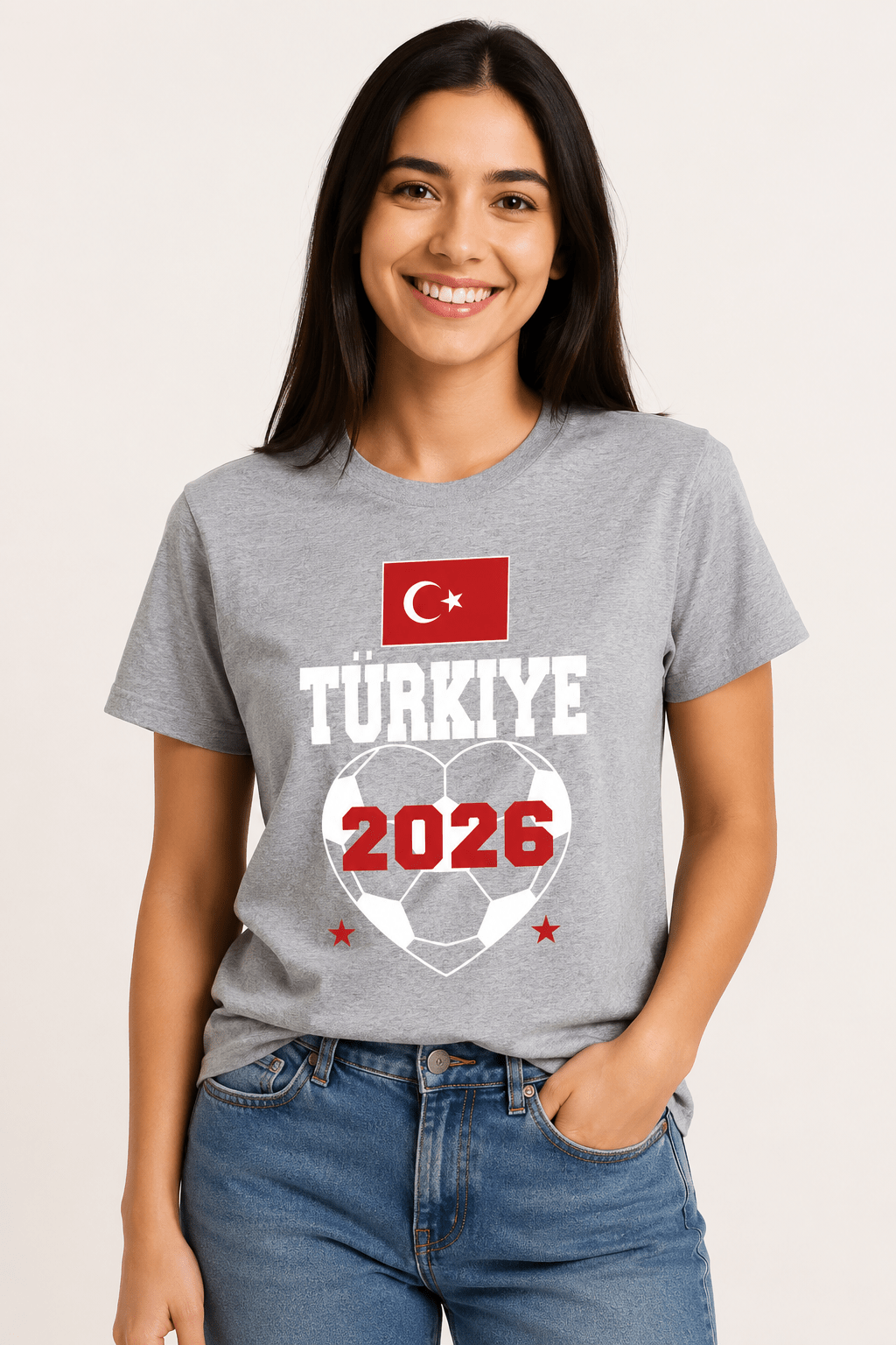 Women's Turkiye Football T-Shirt - Brand Threads