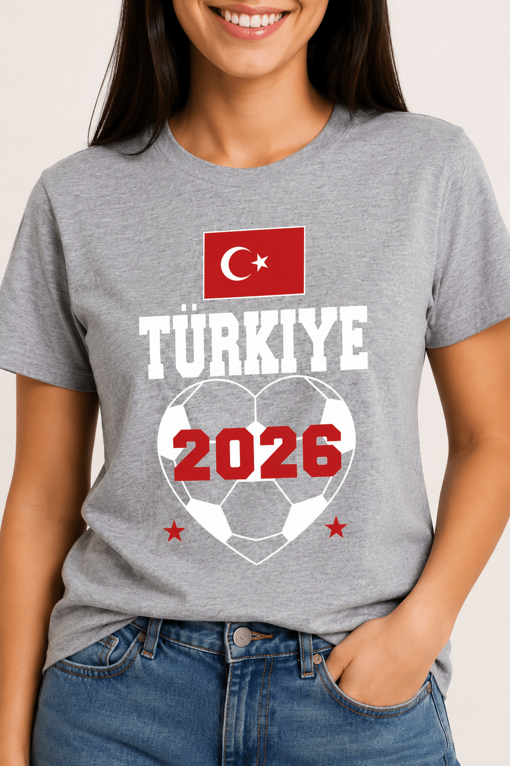 Women's Turkiye Football T-Shirt - Brand Threads