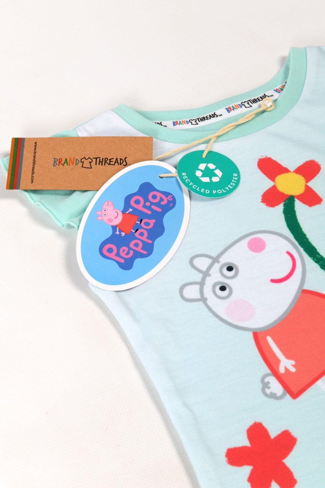 Peppa Pig Girls Nightie 100% Recycled Polyester - Brand Threads