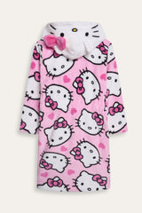 Girls Hello Kitty Dressing Gown