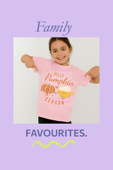 Hello Pumpkin Girls’ T-Shirt – Cute Seasonal Graphic Tee