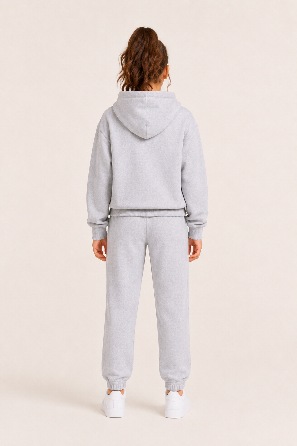 Hello Kitty Girls Grey Hooded Jogger Set
