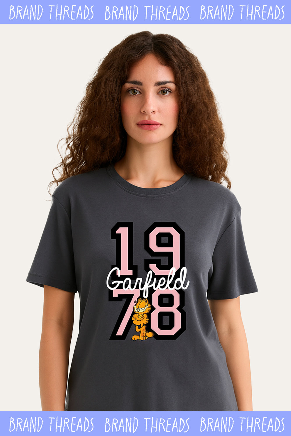 Garfield ladies T-shirt – short sleeve, casual graphic tee