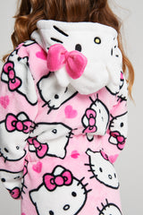 Girls Hello Kitty Dressing Gown