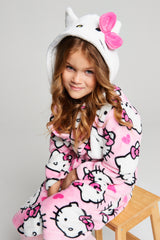 Girls Hello Kitty Dressing Gown