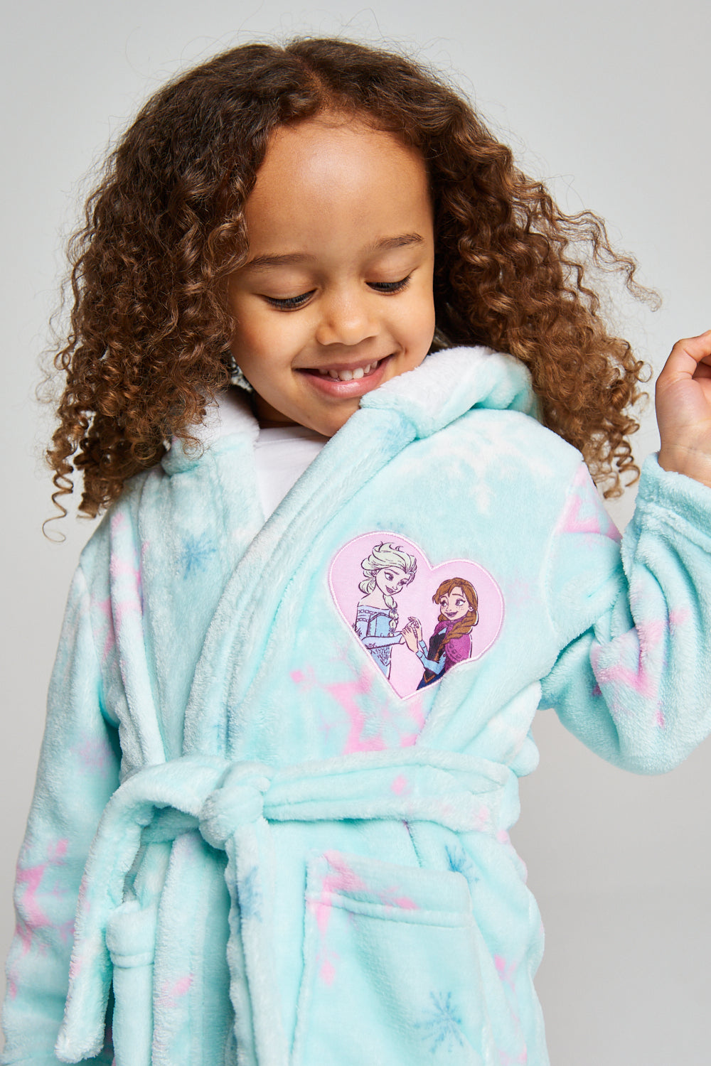 Girls Frozen Dressing Gown