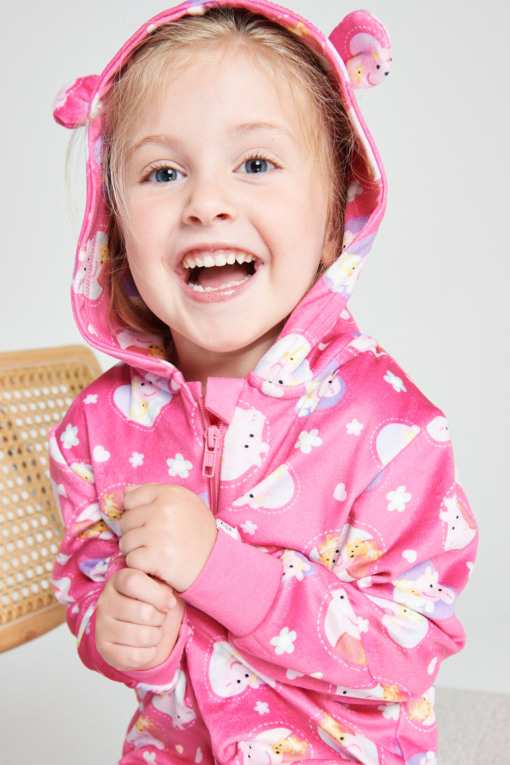 Girls Peppa Pig Fleece Onesie