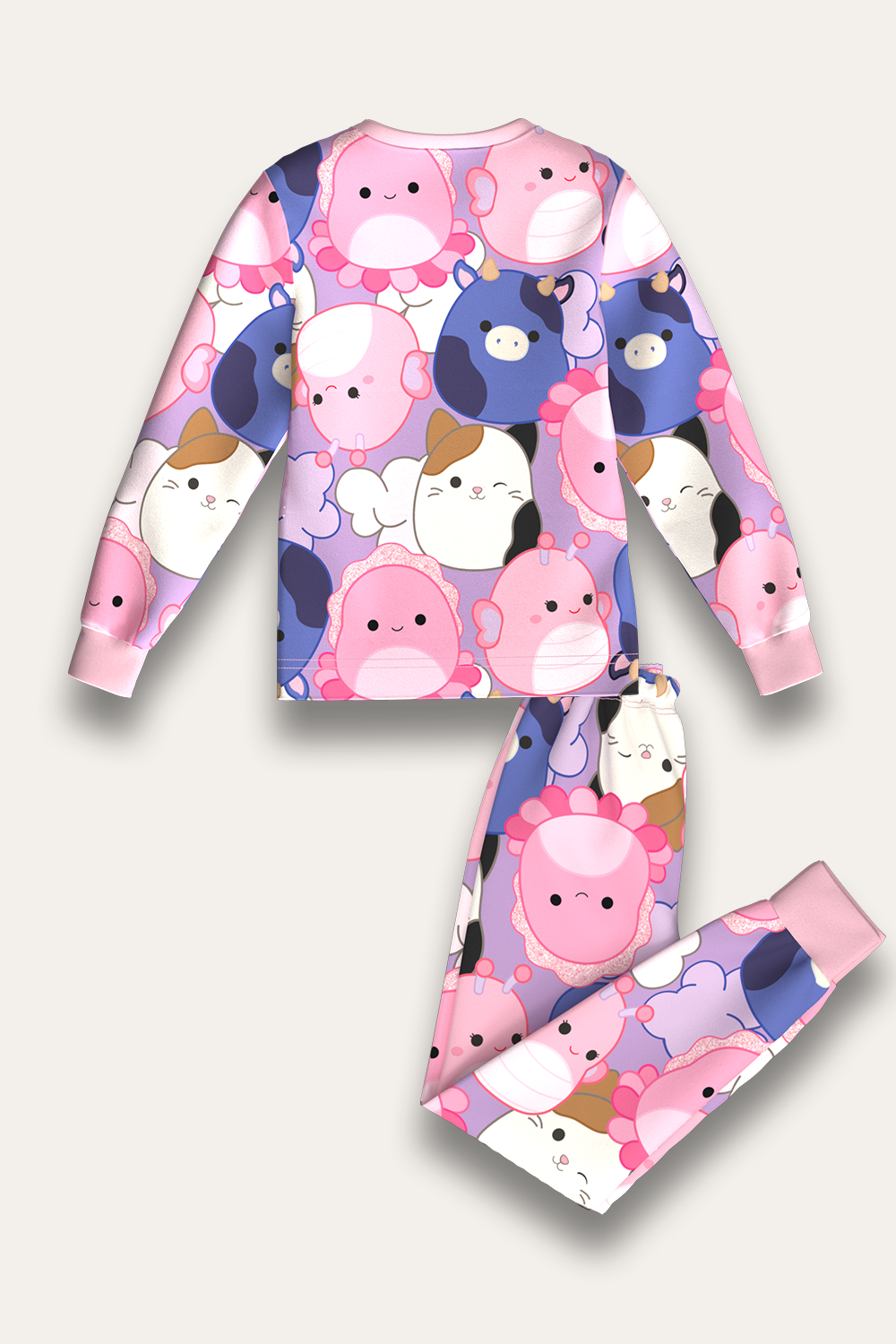 Squishmallows girls fleece pyjamas