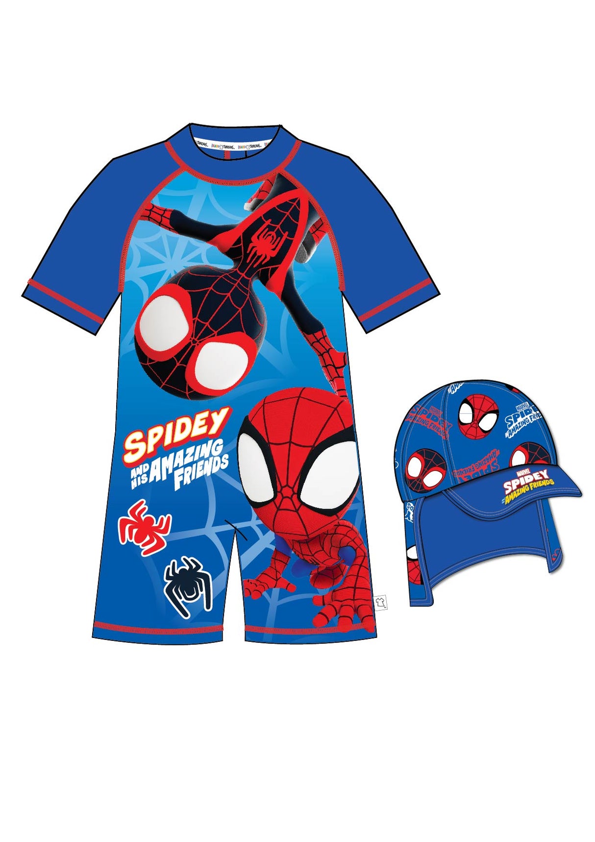 Spidey and His Amazing Friends Kids Swimwear