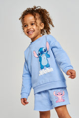 Disney Lilo And Stitch Girls Sweatshirt And Shorts Set