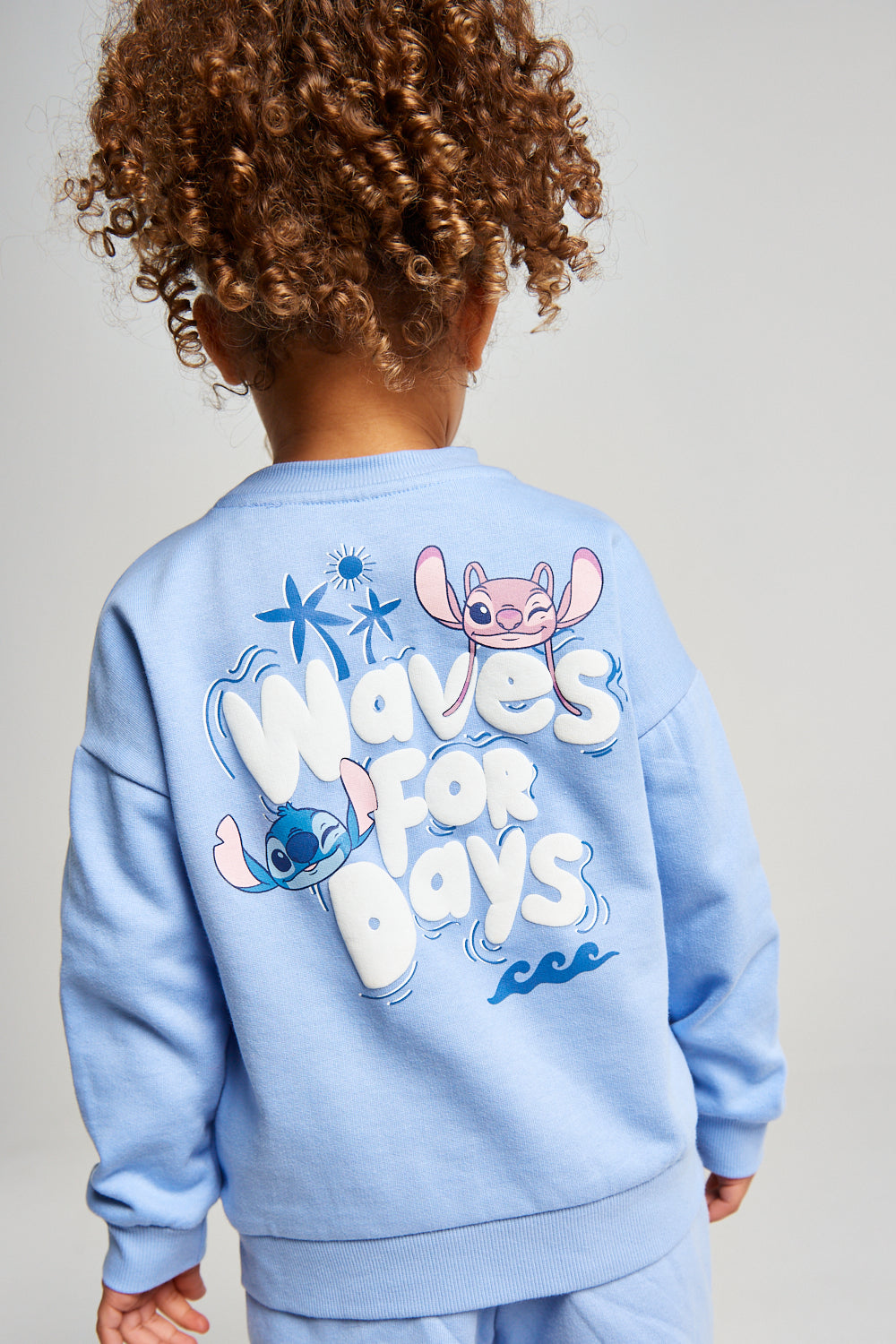 Disney Lilo And Stitch Girls Sweatshirt And Shorts Set