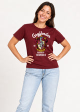 Harry Potter Gryffindor Unisex Adults Red T-Shirt
