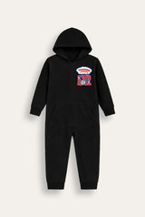 Thomas & Friends Boys Black Hooded Onesie