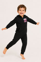 Thomas & Friends Boys Black Hooded Onesie