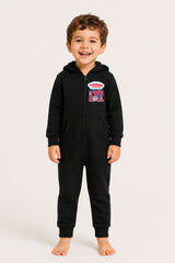 Thomas & Friends Boys Black Hooded Onesie