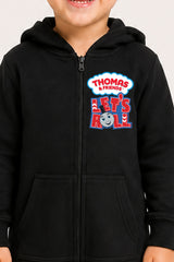 Thomas & Friends Boys Black Hooded Onesie