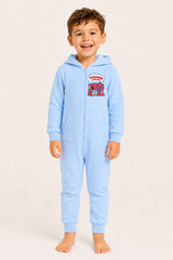 Thomas & Friends Boys Light Blue Hooded Onesie