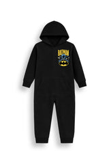 Batman Boys Black Hooded Onesie