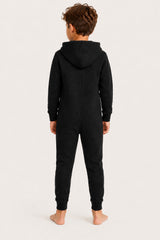 Batman Boys Black Hooded Onesie