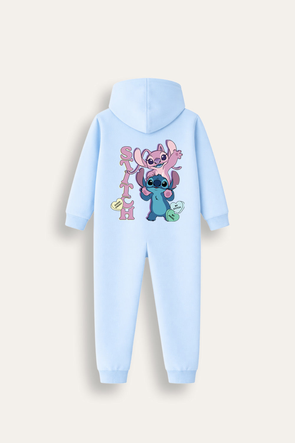 Disney Lilo and Stitch Girls Hooded Onesie