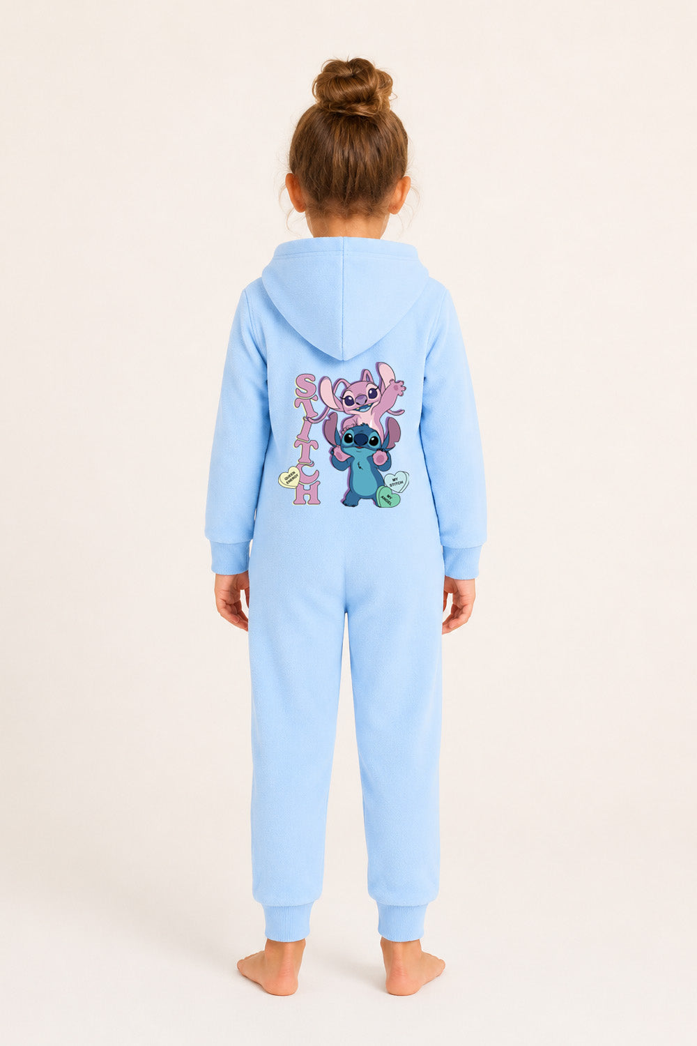 Disney Lilo and Stitch Girls Hooded Onesie