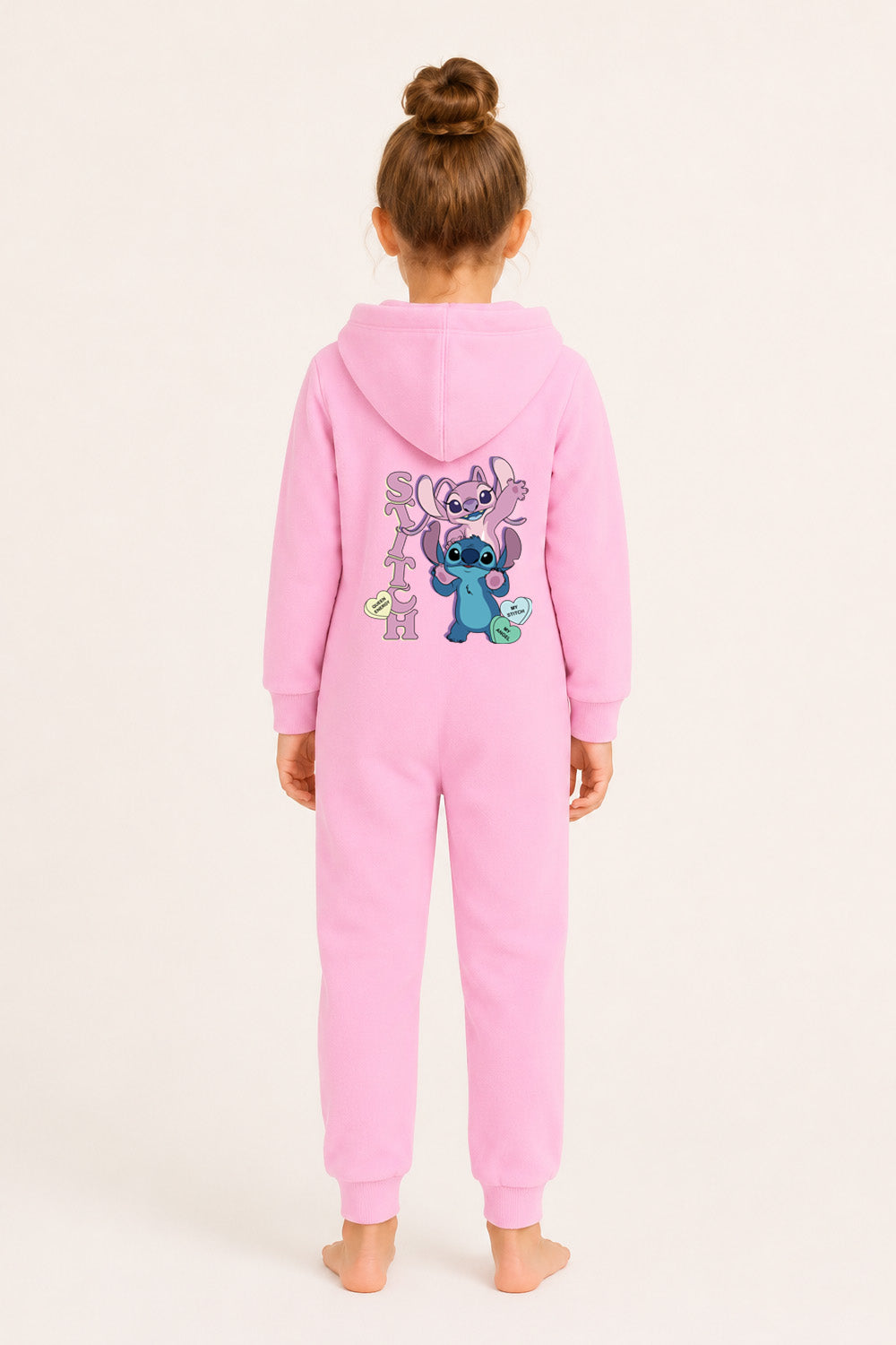 Disney Lilo and Stitch Girls Hooded Onesie