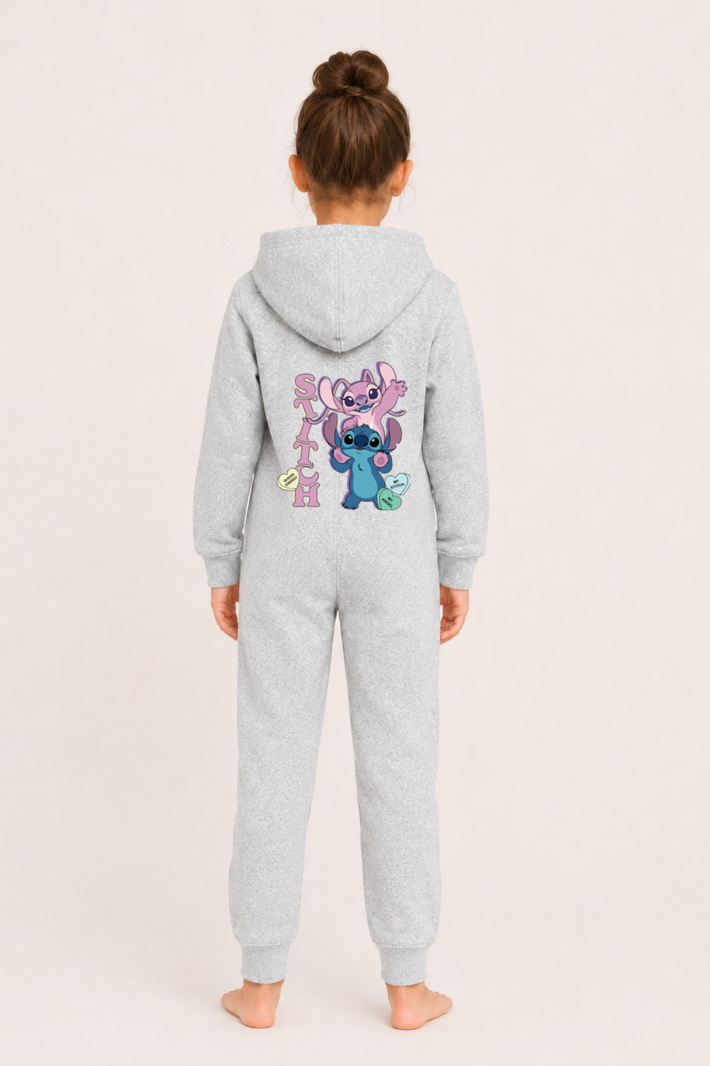 Disney Lilo and Stitch Girls Hooded Onesie