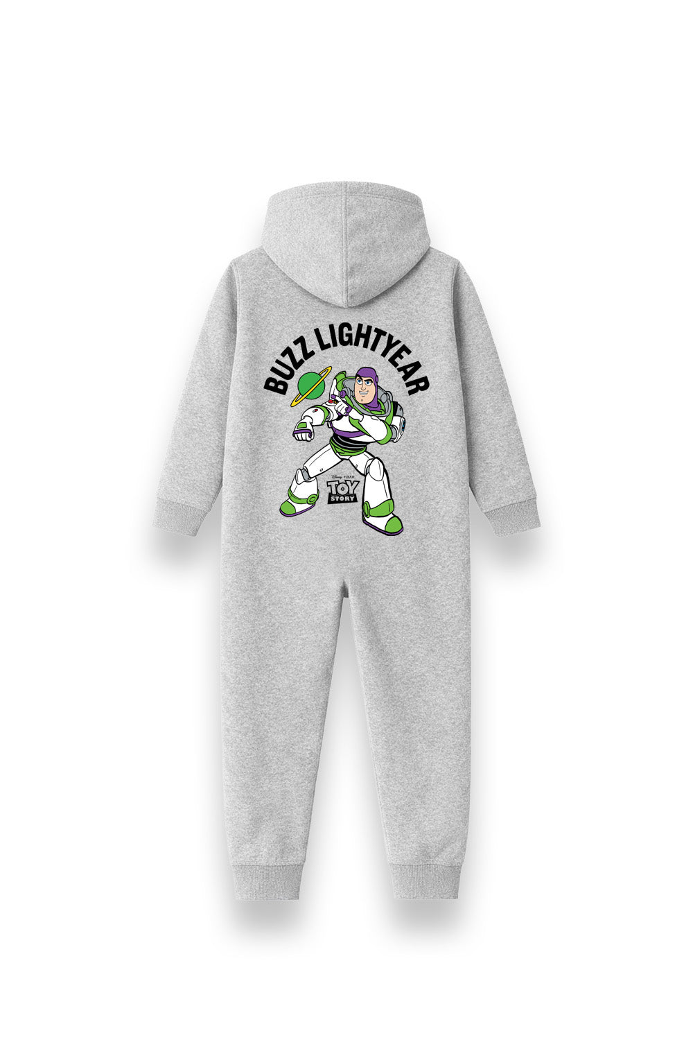 Disney Toy Story Buzz Lightyear Boys Black Hooded Onesie