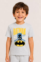 Batman Boys Grey Short Pyjama Set