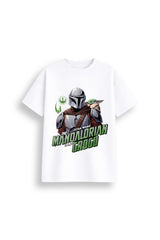 Boys The Mandalorian and Grogu T Shirt