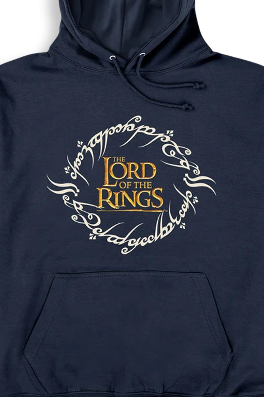 Lord of the Rings Mens Navy Hoodie