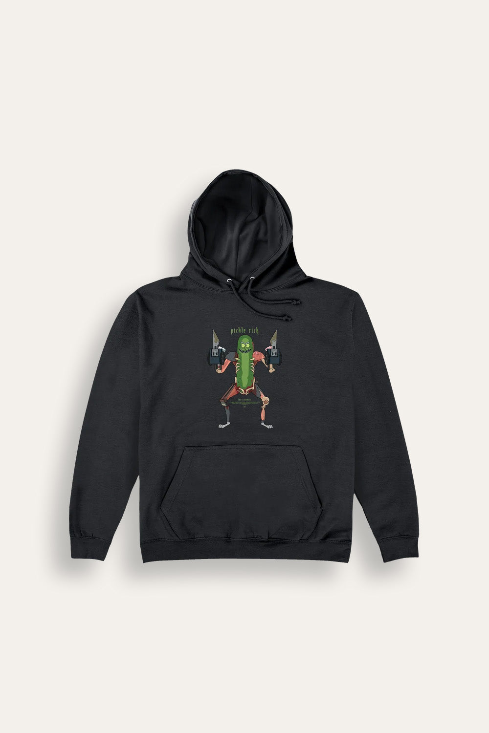 Mens Rick and Morty Pickle Rick Hoodie