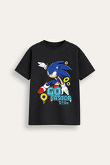Boys Sonic the Hedgehog Go Faster T-Shirt