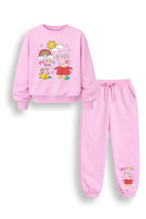 Peppa Pig Girls Pink Sweatshirt and Joggers Set