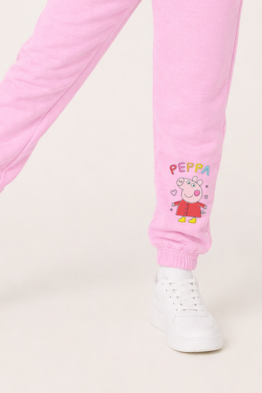 Peppa Pig Girls Pink Sweatshirt and Joggers Set