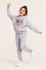 Disney Princess Girls Grey Hoodie and Joggers Set