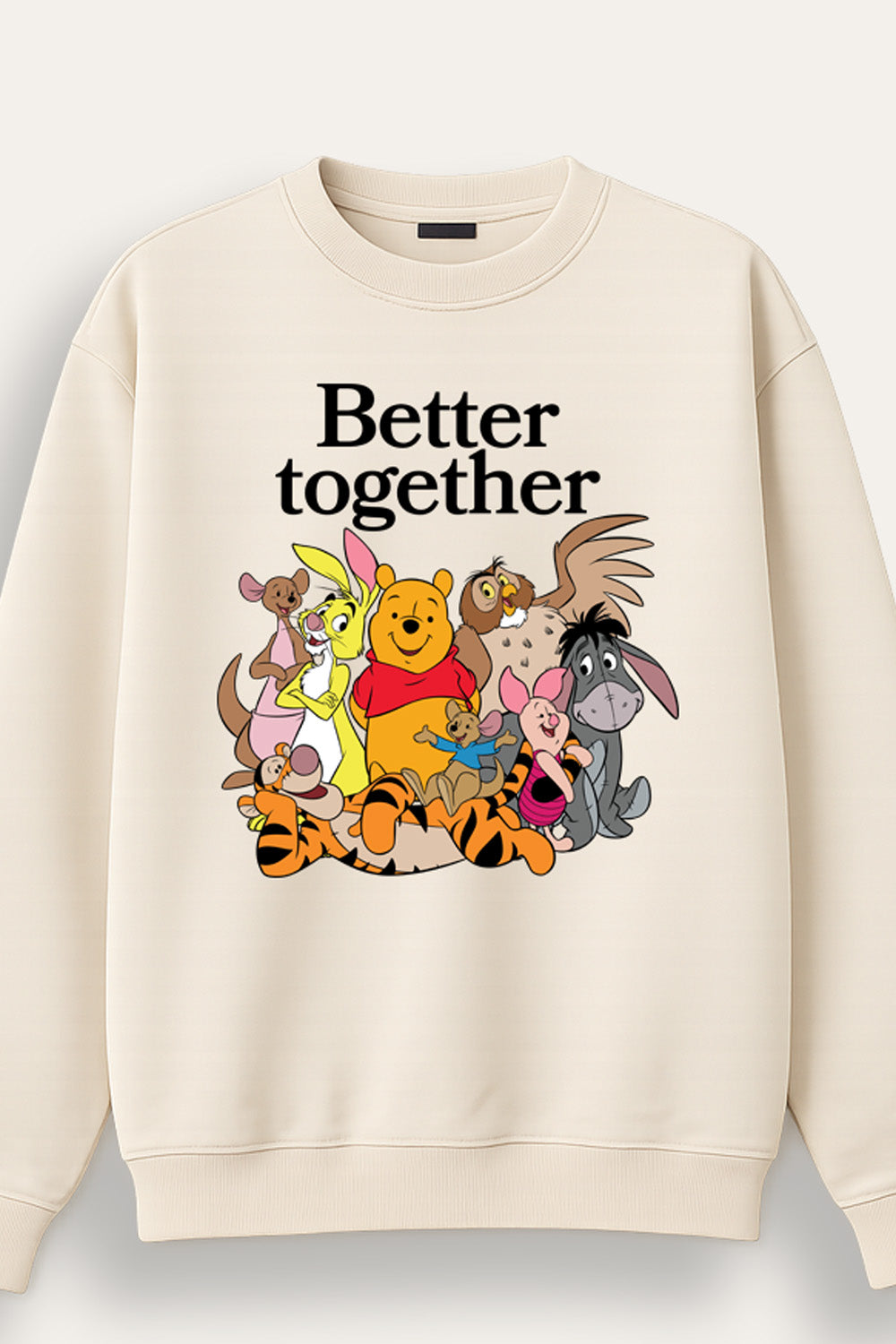Disney Winnie the Pooh Ladies Cream Sweatshirt