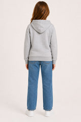 Disney Princess Girls Grey Hoodie