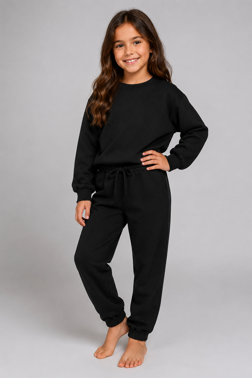 Unisex Kids Sweatshirt Tracksuit Set