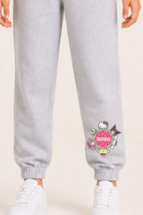 Hello Kitty Girls Grey Hooded Jogger Set