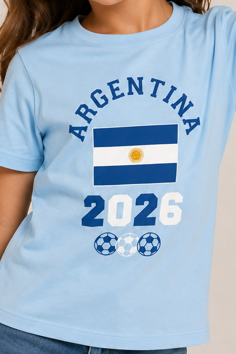 Kids Argentina Football T-Shirt