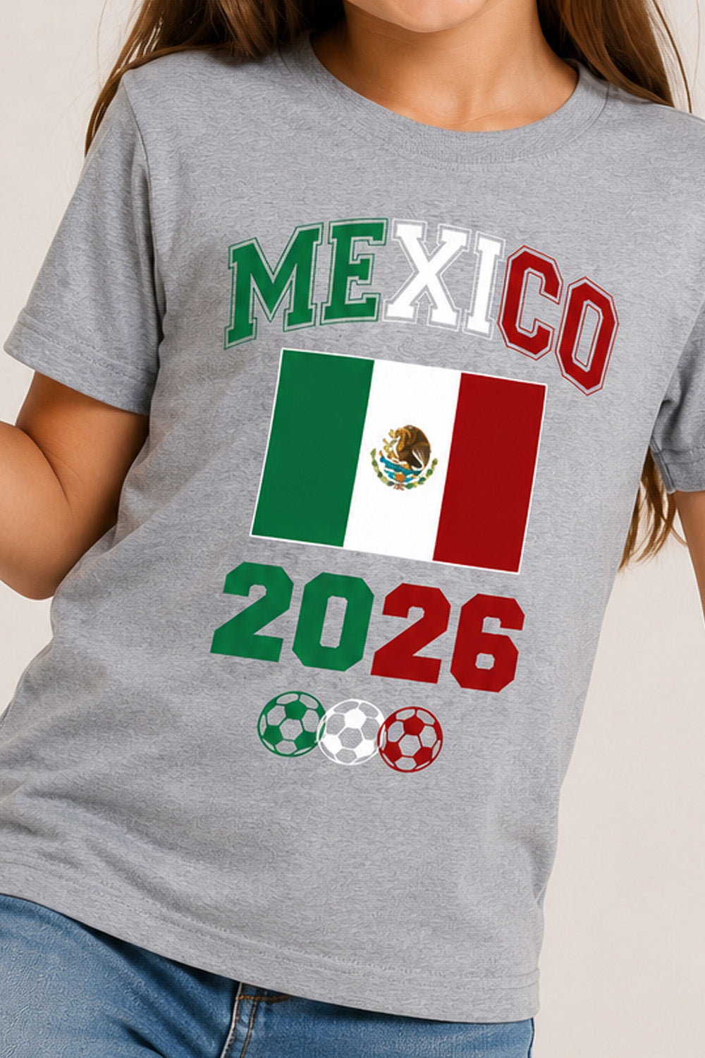 Kids Mexico Football T-Shirt