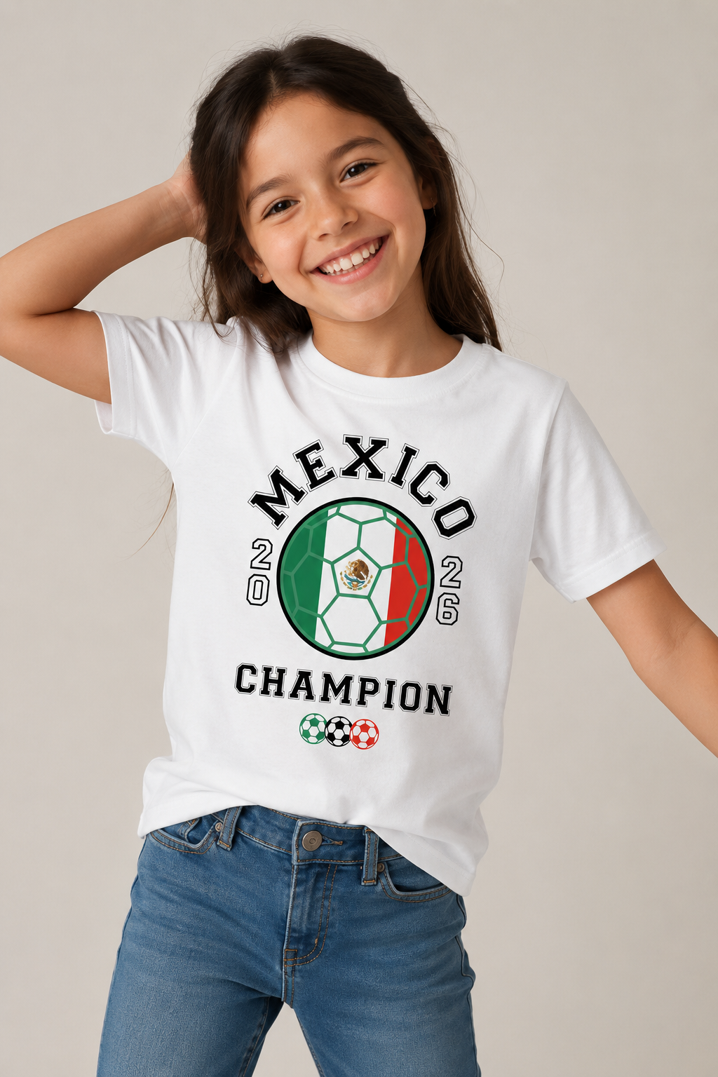 Kids Mexico Football T-Shirt
