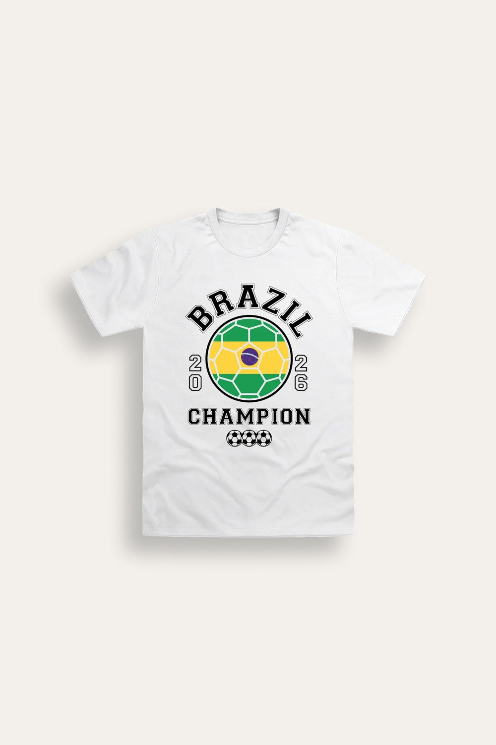 Kids Brazil Football T-Shirt