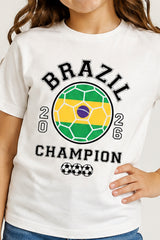Kids Brazil Football T-Shirt